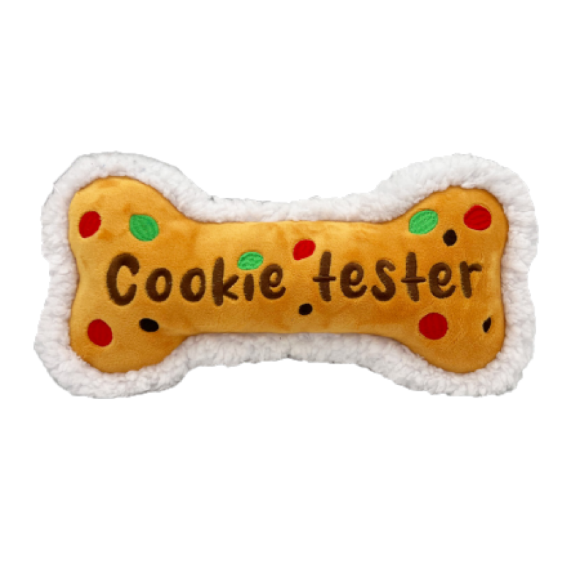 Cookie Tester Bone Dog Toy