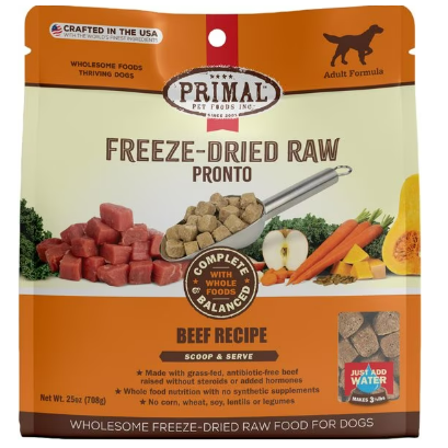 Freeze-Dried Raw Pronto Beef Recipe