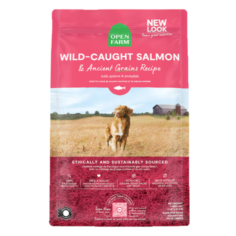 Open Farm Wild-Caught Salmon & Ancient Grains Dry Dog Food