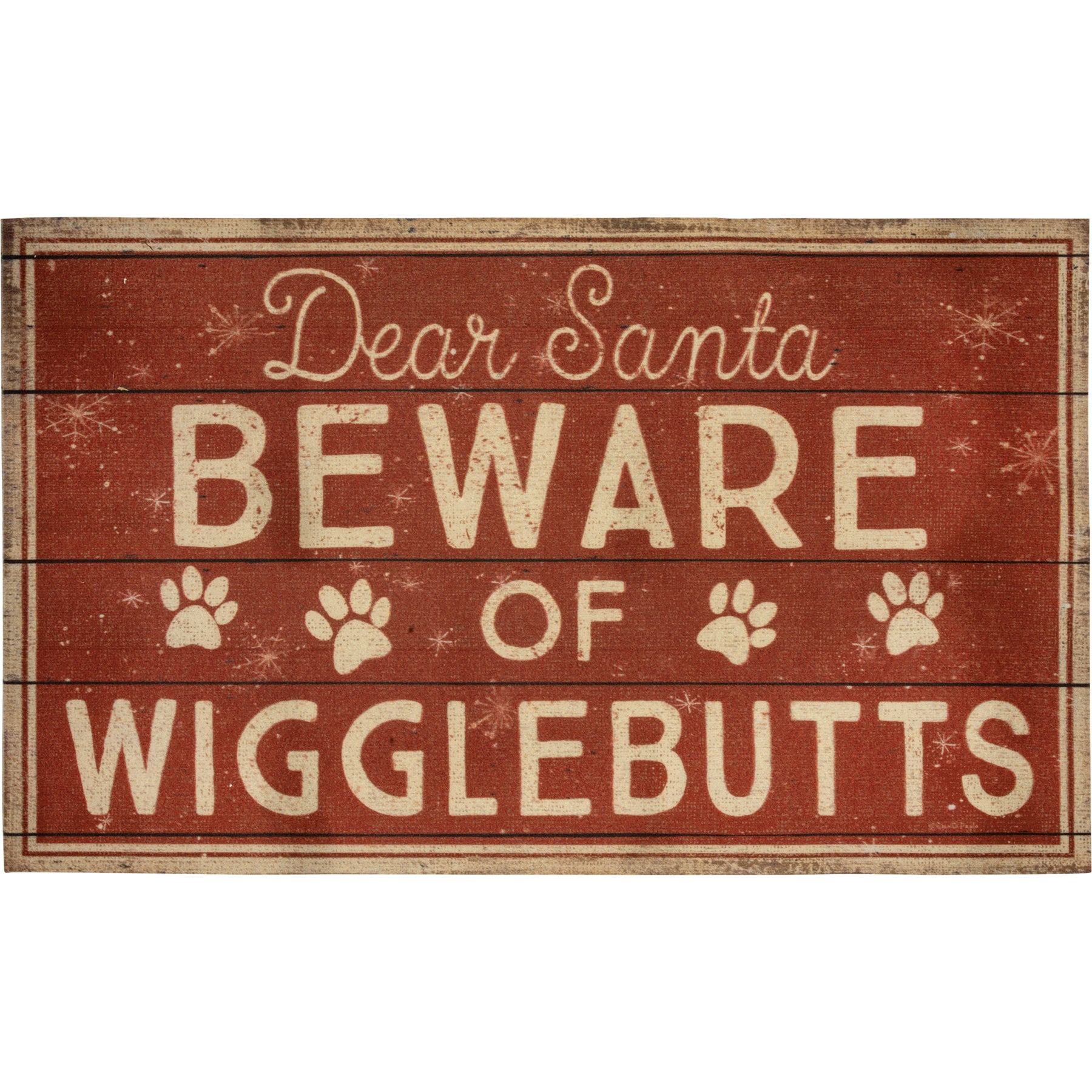 Beware of Wigglebutts Rug