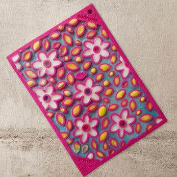 Flower Power Design Enrichment Licking Mat