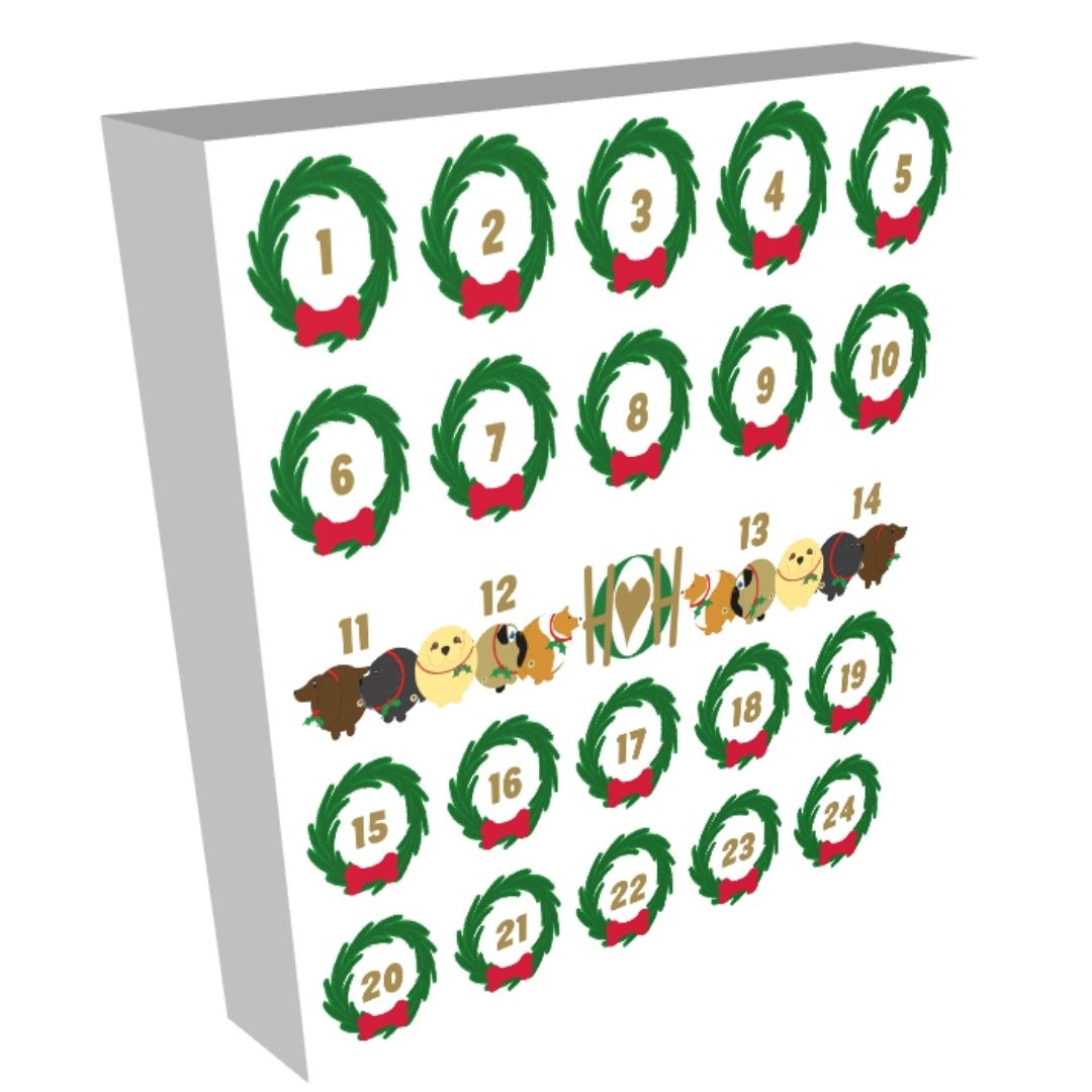 Ho-Ho-HuggleHounds Advent Calendar