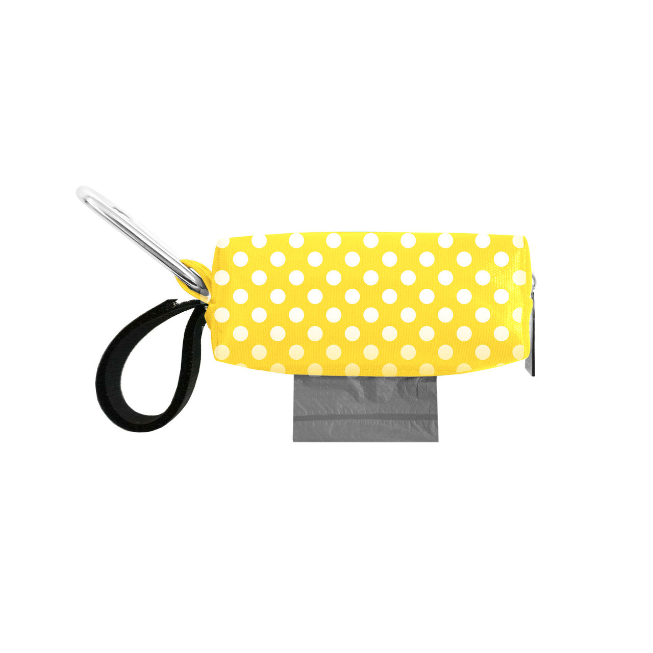 Doggie Walk Yellow with White Dots Duffel Poop Bag