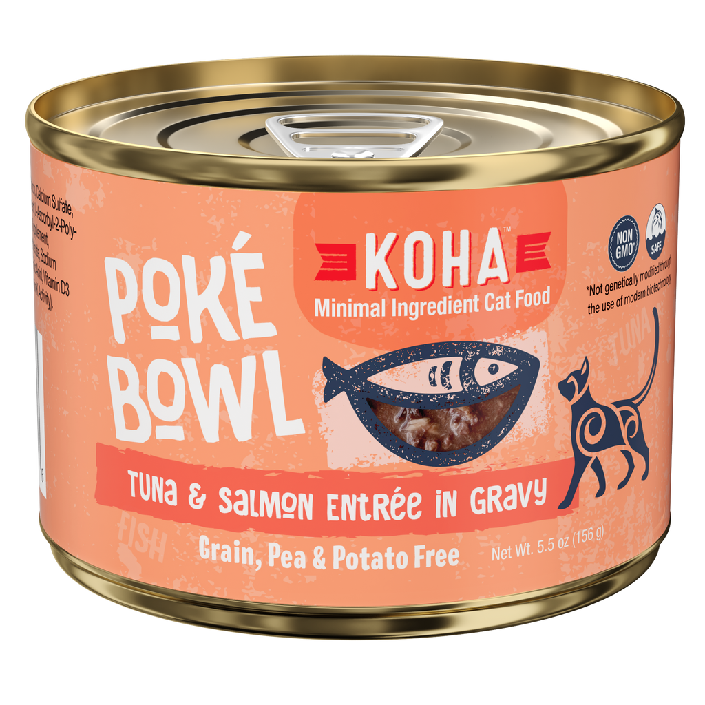Poke Bowl Tuna & Salmon Entree 5.5 oz Can