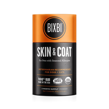 BIXBI Pets Skin & Coat Support Powdered Mushroom Supplement