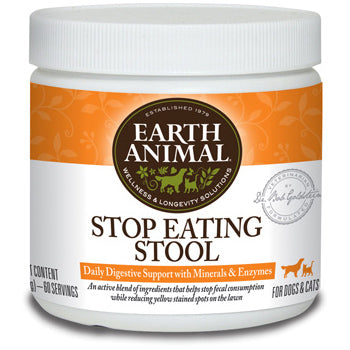 Earth Animal Stop Eating Stool Daily Digestive Support with Minerals & Enzymes