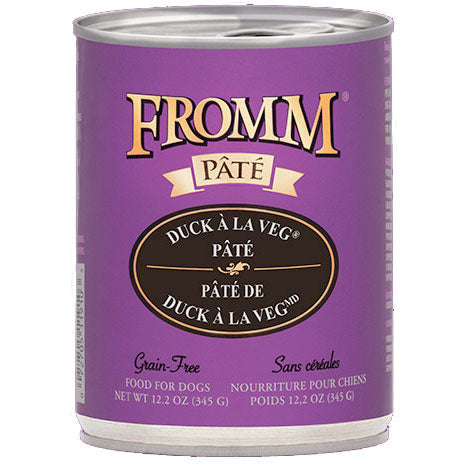 Fromm Duck ? La Veg Pate Canned Dog Food