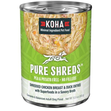 Koha Pet Pure Shreds Shredded Chicken Breast & Duck Entree