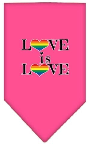 Mirage Pet Products Love is Love Bandana - Pink