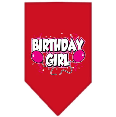 Mirage Pet Products Red Birthday Girl Bandana