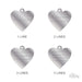checked Small Pink Heart Aluminum Tag Image 2