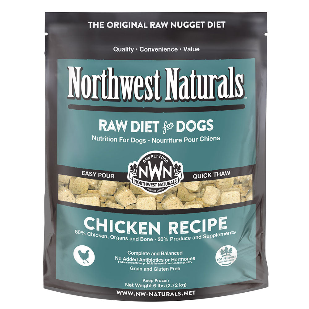 Northwest Naturals Raw Chicken 6 Lb Nuggets