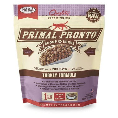 Primal Raw Frozen Turkey Formula