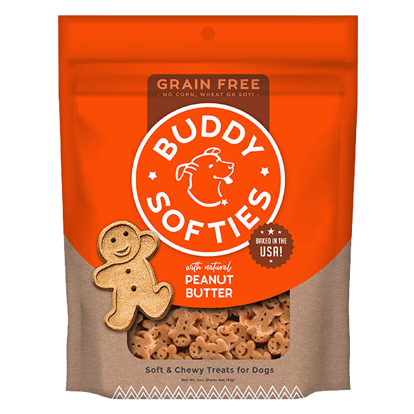 Peanut Butter Grain Free Soft Buddy Biscuits