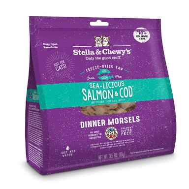 Stella & Chewy's Sea-licious Salmon & Cod Freeze Dried Dinner Morsels