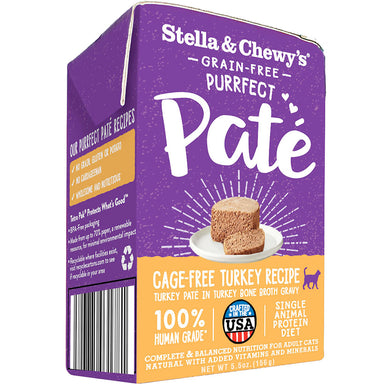 Stella & Chewy's Purrfect Pate Cage-Free Turkey Recipe Wet Food