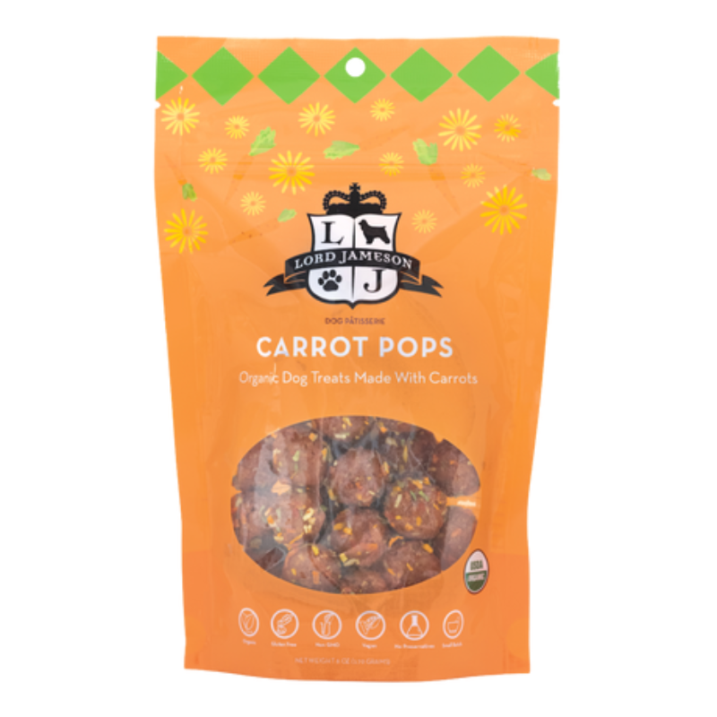 Carrot Pops Organic Dog Treat