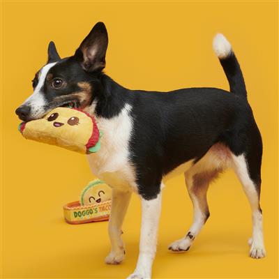 Doggos Tacos Plush Dog Toy - 3 Pcs