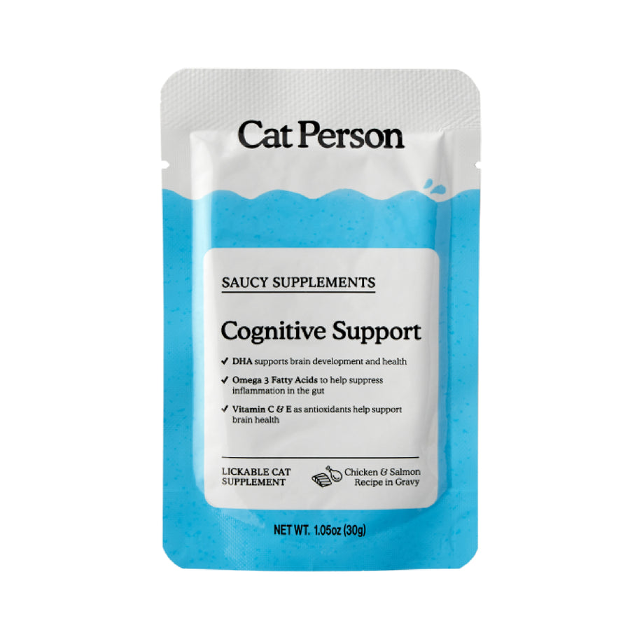 Cat Person Cognitive Support Supplement Chicken & Salmon Recipe