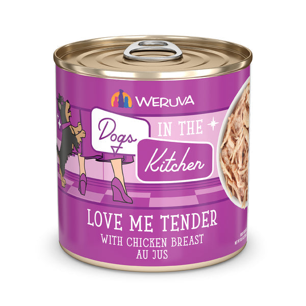 Dogs in the Kitchen Love Me Tender Can