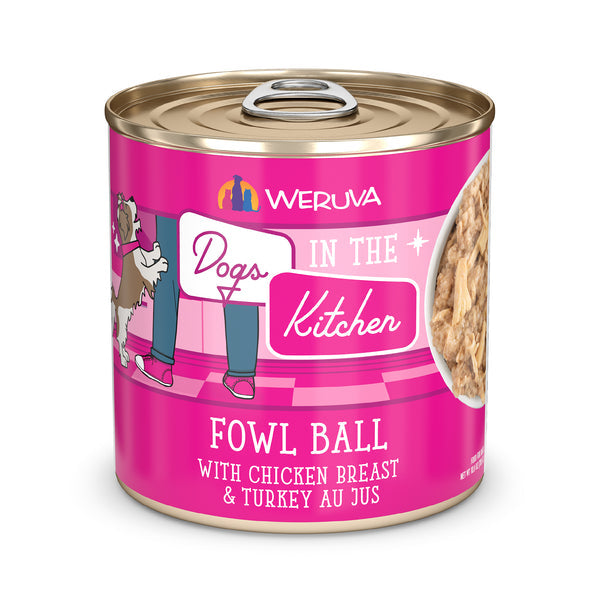 Dogs in the Kitchen Fowl Ball Can