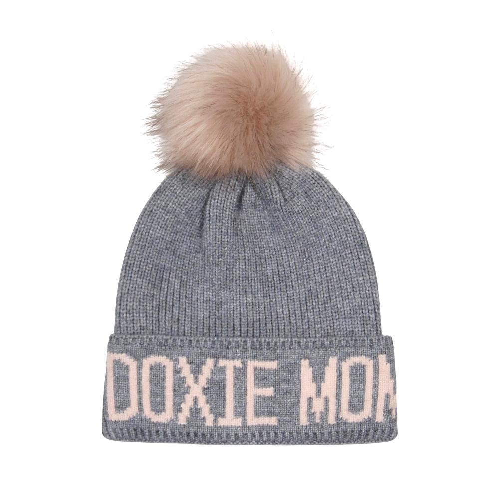 Doxie Mom Gray/Pink Hat