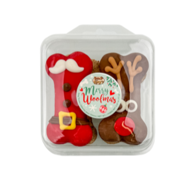 Santa and Reindeer Bones 4 Pack