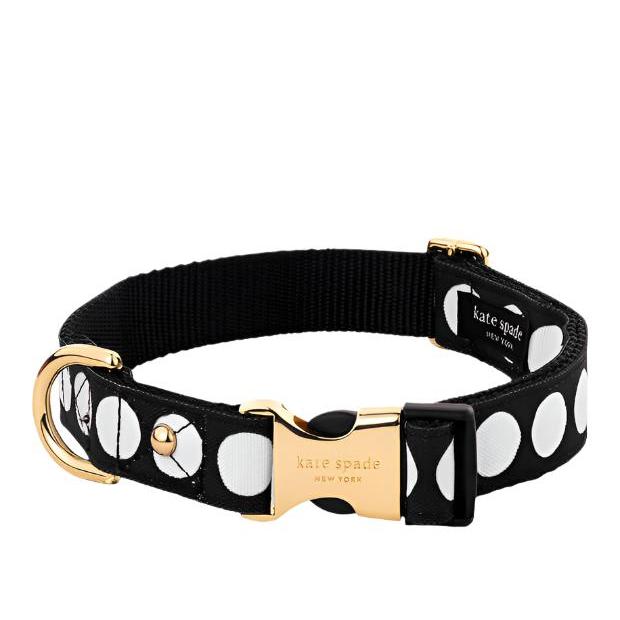 Kate Spade Art Dot Dog Collar