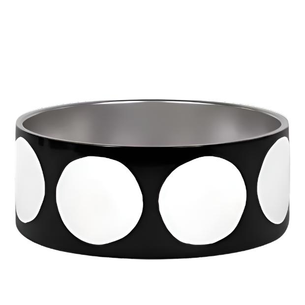 Kate Spade Art Dot Dog Bowl