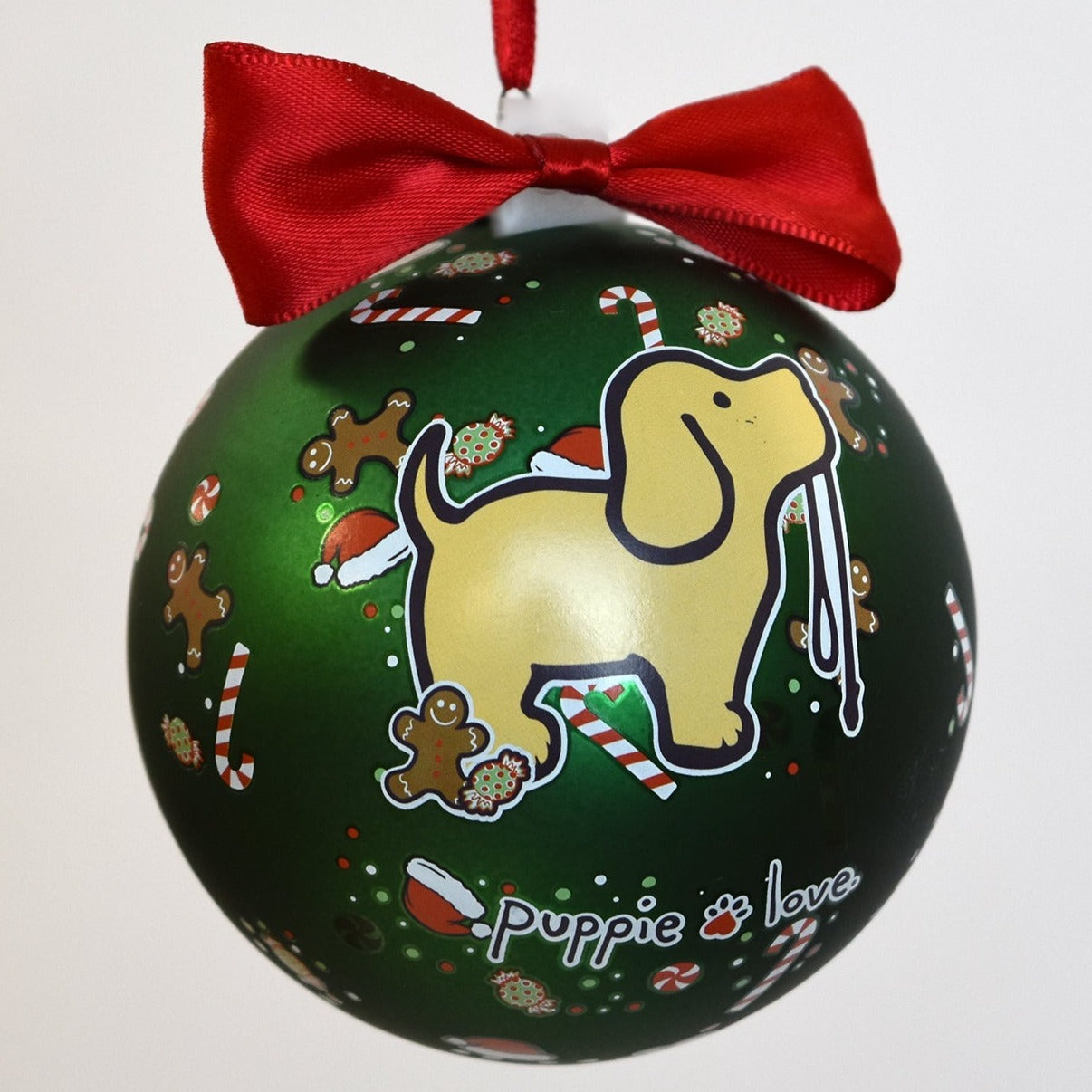 Christmas Pattern Pup Ornament