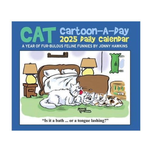 Cat Cartoon-A-Day 2025 Box Calendar