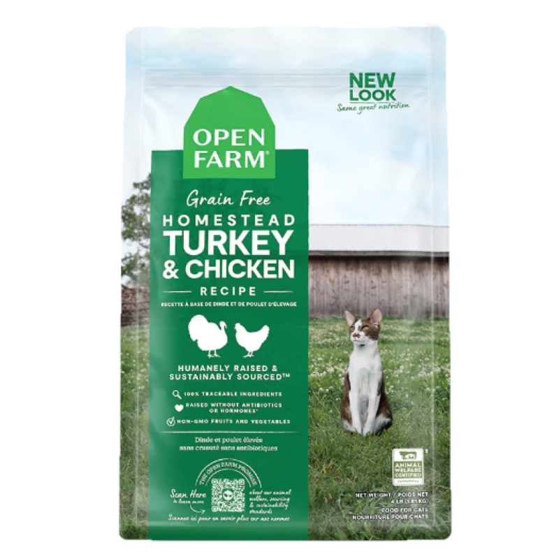 Open Farm Homestead Turkey & Chicken Recipe for Cats