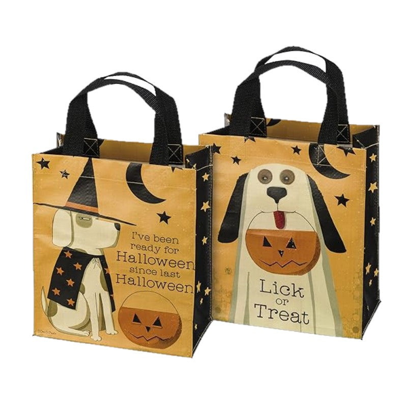 Double-Sided Halloween Tote - Dog