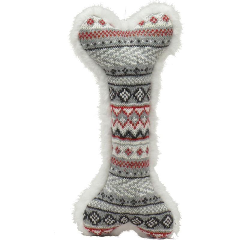 Nordic Frost Plush Bone Toy