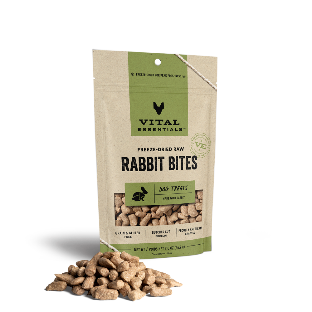 Rabbit Bites Freeze-Dried Dog Treats
