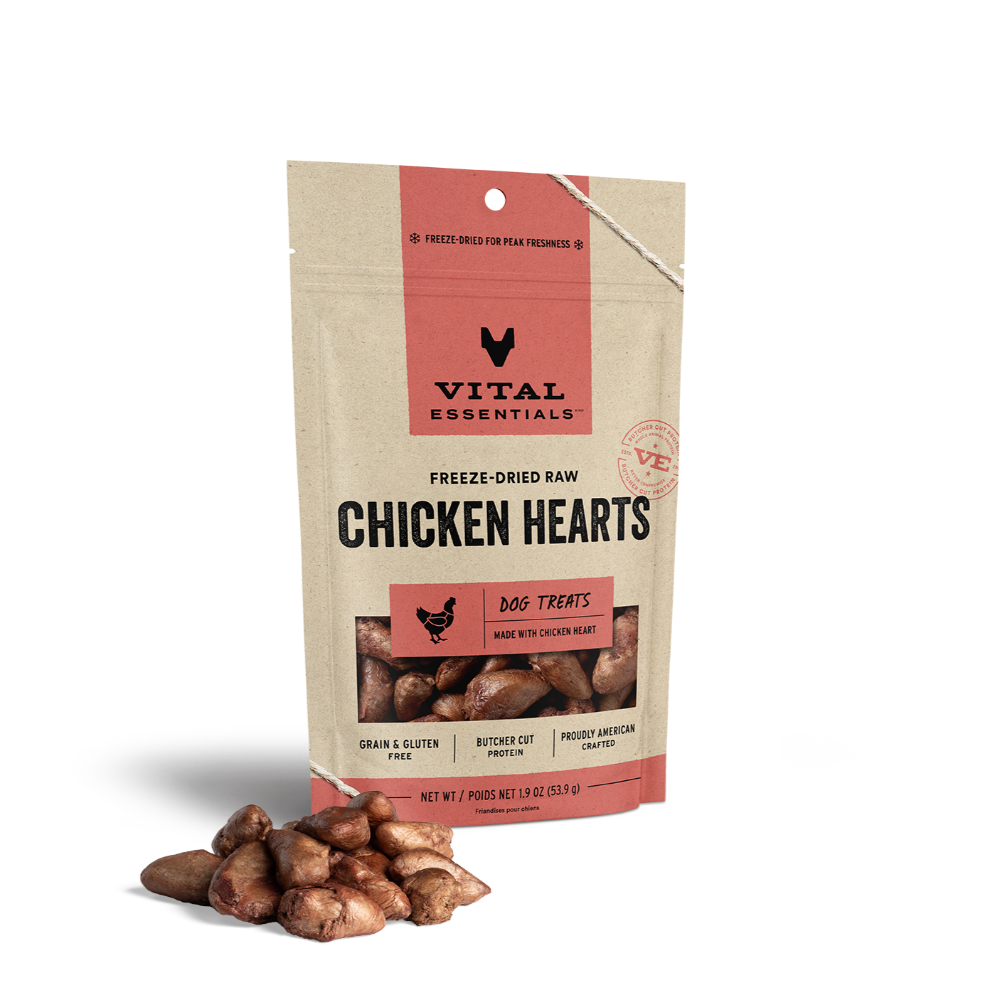 Chicken Hearts Freeze-Dried Dog Treats