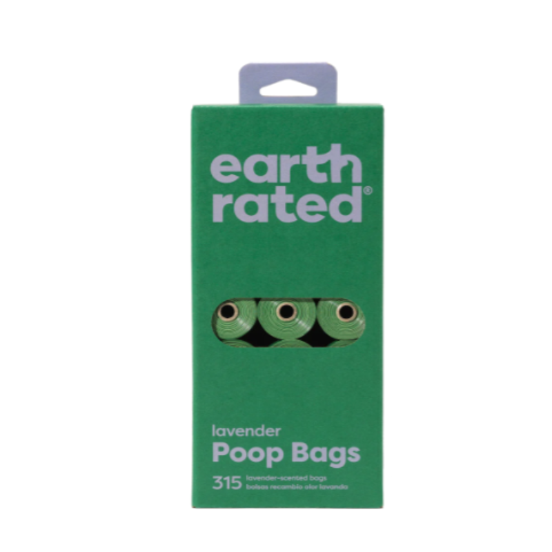 Earth Rated Lavender Scented Poop Bags - 315 Count