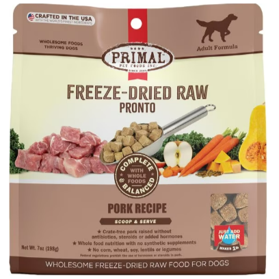 Freeze-Dried Raw Pronto Pork Recipe