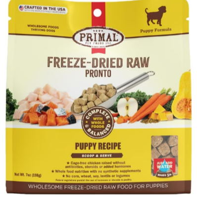 Freeze-Dried Raw Pronto Puppy Recipe