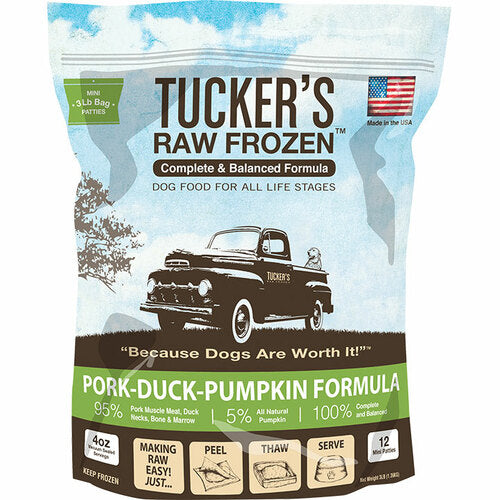Pork Duck and Pumpkin Formula Raw Frozen Dog Food
