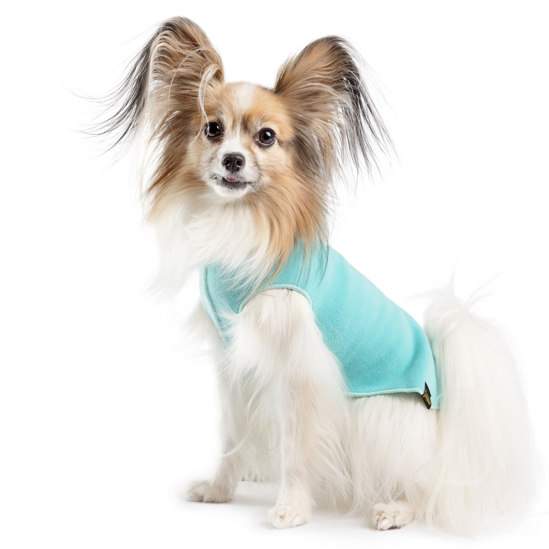Turquoise Stretch Fleece Pullover