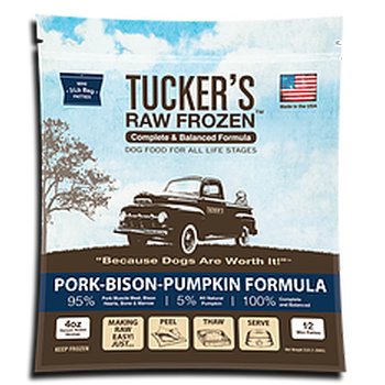 Pork Bison and Pumpkin Formula Raw Frozen Dog Food