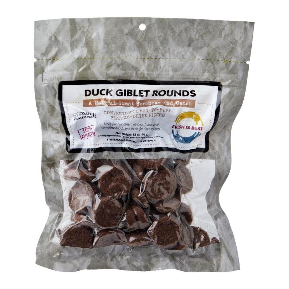 Freeze Dried Duck Giblet Rounds