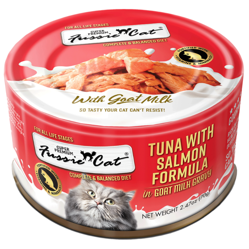 Tuna with Salmon Formula in Goat Milk Gravy