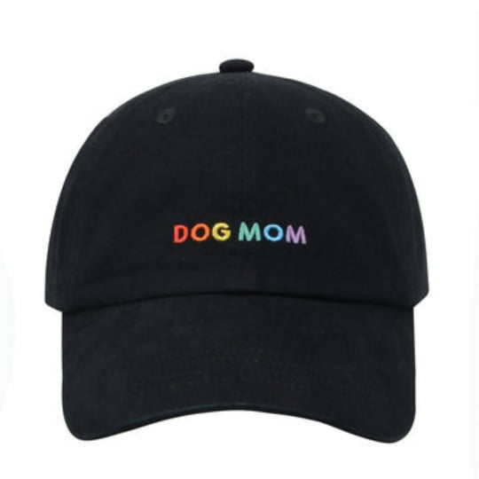 Dog Mom Soft Cap Rainbow