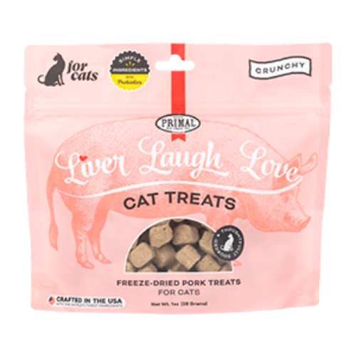 Liver Laugh Love Pork Freeze-Dried Cat Treats