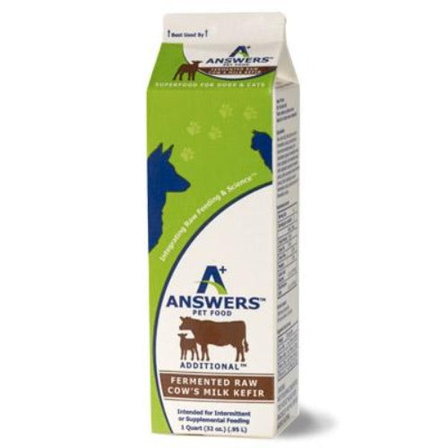 Answers Pet Food Raw Cow's Milk Kefir