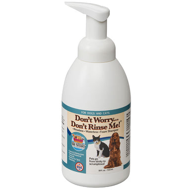 Ark Naturals Don't Worry...Don't Rinse Me! Waterless Dog & Cat Shampoo