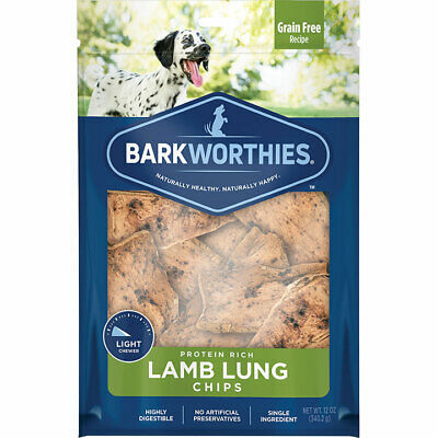 Barkworthies Lamb Lung Dog Treats