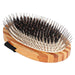 Bass Brushes Brush Wire and Boar Palm Style Dog Grooming Brush